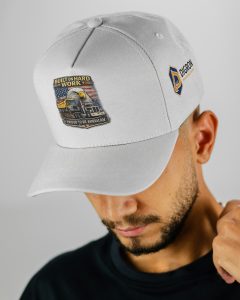 “Proud To Re American ” Branded Cap White